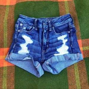 American Eagle Distressed Denim Shorts